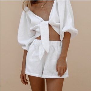 Neisha linen shorts from Posse